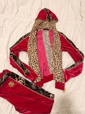 Roberto Cavalli Gym velour track suit
